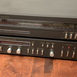 Vintage Technics Integrated Stereo Amplifier SU-Z22 and AM/FM Tuner ST-Z11