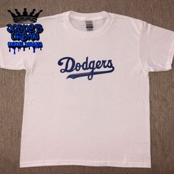 Dodgers Jackie Robinson T Shirt In White