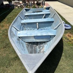 14’ Aluminum Boat With 100hp Honda 4 Stroke