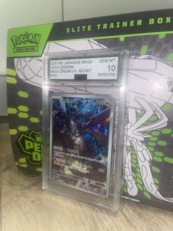 Ags 10 N's Zekrom #210/193 Japanese 2025 Pokemon Mega Dream EX M2A Pokemon