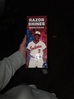 Autographed Razor Shines Bobblehead