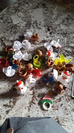 Cupcake accent decoration rings