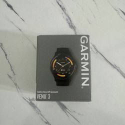 Garmin - Venu 3 GPS Smartwatch 45 mm Fiber-reinforced polymer - Stainless Steel and Black