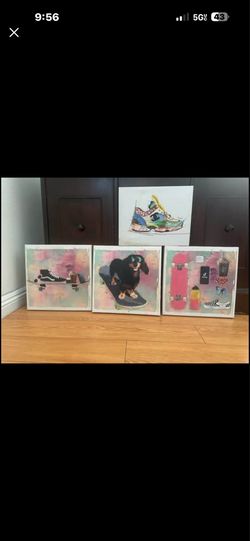 2019 Tiktok Aesthetic Canvases 4pc