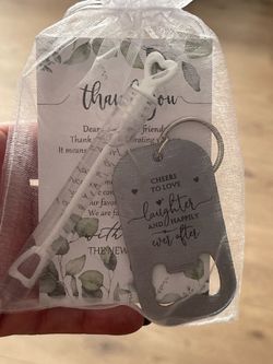 Wedding thank you gift package
