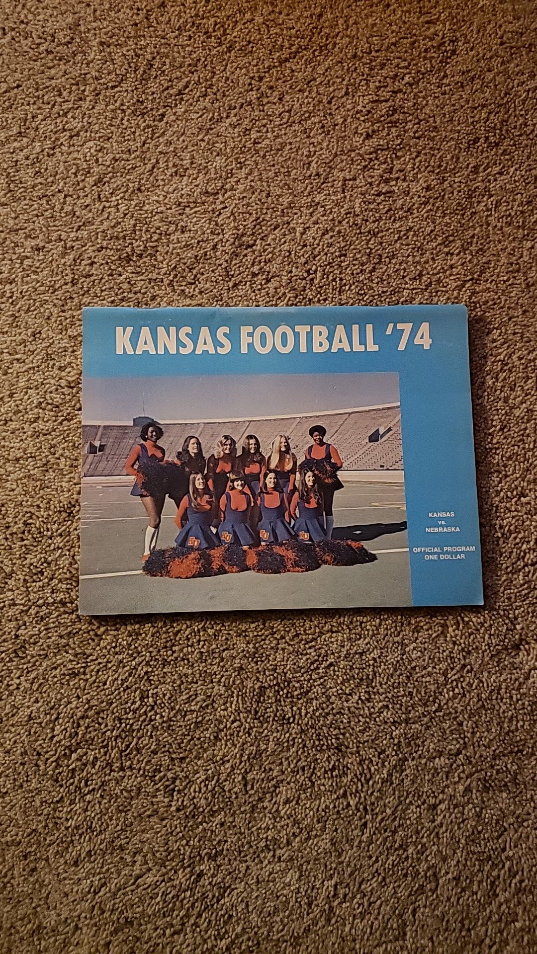 1974 Kansas Jayhawks football Collectible Magazine