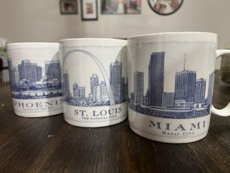 Starbucks Architectural Series 18 Oz Coffee Mugs