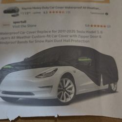 New Condition Car Cover For Tesla Model 3.6 