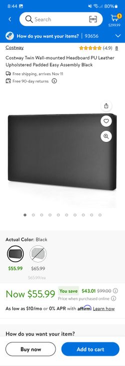 Wall Mounted Headboard- Twin