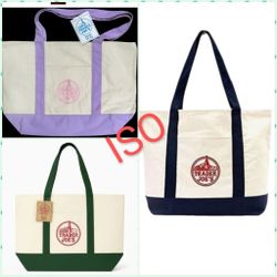 ISO LARGE TRADER JOE'S CANVAS TOTE BAG