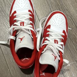 Jordan 1s Low Dunks Red/White 8W Nike
