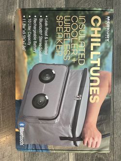 Ice chest and Bluetooth speaker