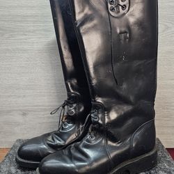 Chippewa 27950 17" Polishable Patrol Trooper Motorcycle Boots Men's US 10 D