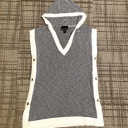 Cynthia Rowley Hooded Sweater Cover Up - Size Large - Fits Like Size 8