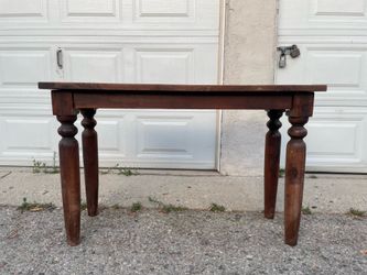 Rustic wooden console table