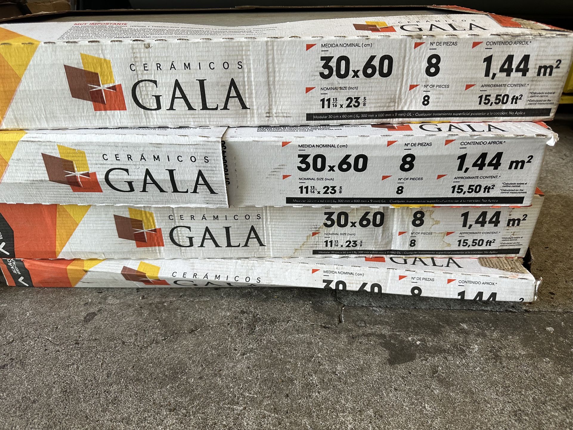 30 x 60 cm White Ceramic Tiles