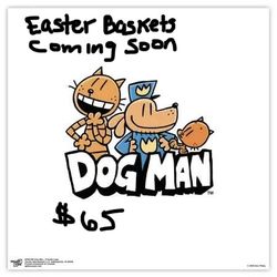 Dog Man Easter Baskets