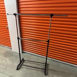 2-Tier Adjustable Garment Rack $15