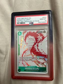 PSA 10 Monkey D. Luffy One Piece Card OP07-033