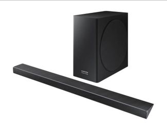 Samsung/Harman Kardon HW-Q70R sound bar with wireless sub + Alexa