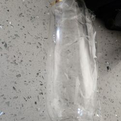 Plastic Wedding Glass With Gold Trim