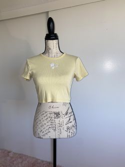 Yellow Crop Top