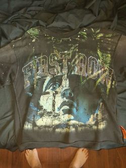 First row graphic tees