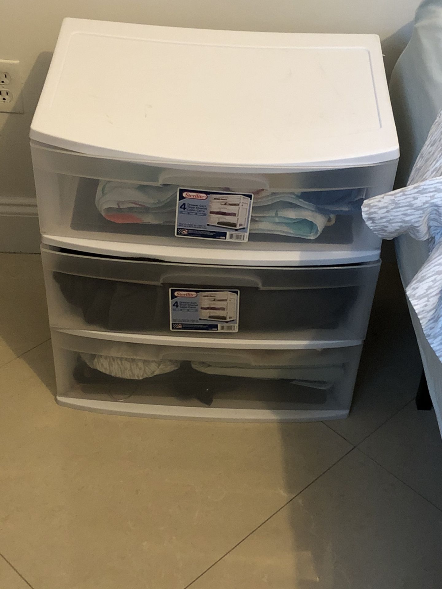 3 Drawer Storage Cart