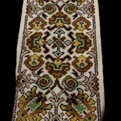 VTG 1970's Rug Sweedish Rya Handcrafted 4ft x 2f