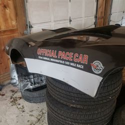 Corvette Go Cart Fiberglass Body In Great Shape 