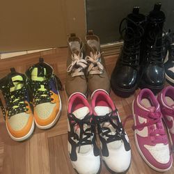 Jordans, Nikes, Adidas Bundle Of Random Sneakers And Also Boots Included From Sizes 13-13.5 