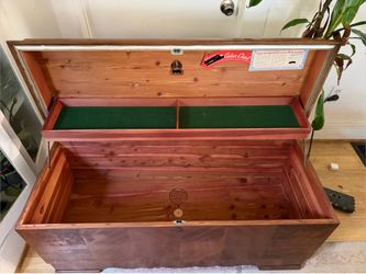 Vintage cedar chest MCM