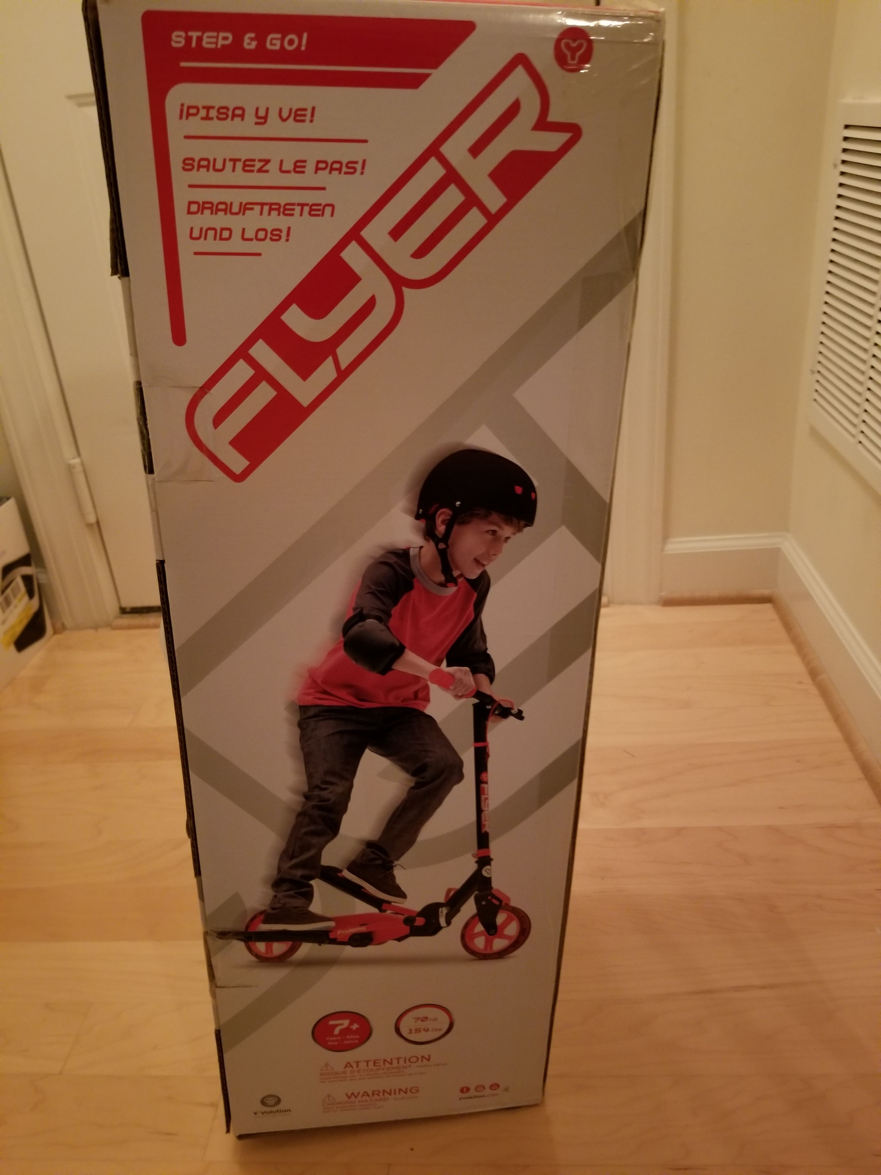 Brand new in box flyer scooter