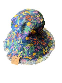 Women Floral beach hat