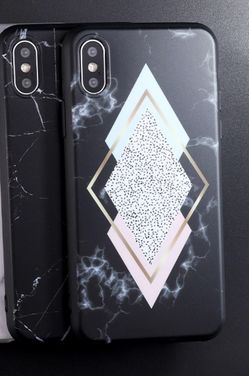 iPhone XS Max case black and pink