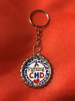 Fighting chd Keychain