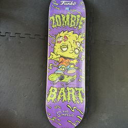 Funko Zombie Bart Skateboard 2021 Fall Convention Brand New