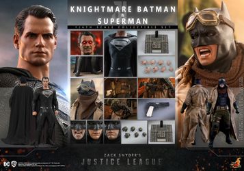 HOT TOYS KNIGHTMARE BATMAN AND SUPERMAN 1/6 SCALE 