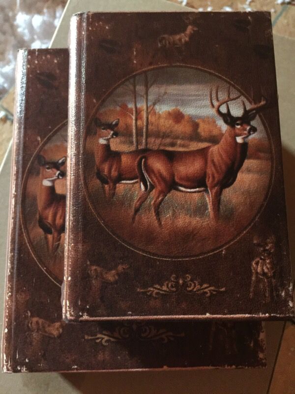 2 piece beating deer book look boxes