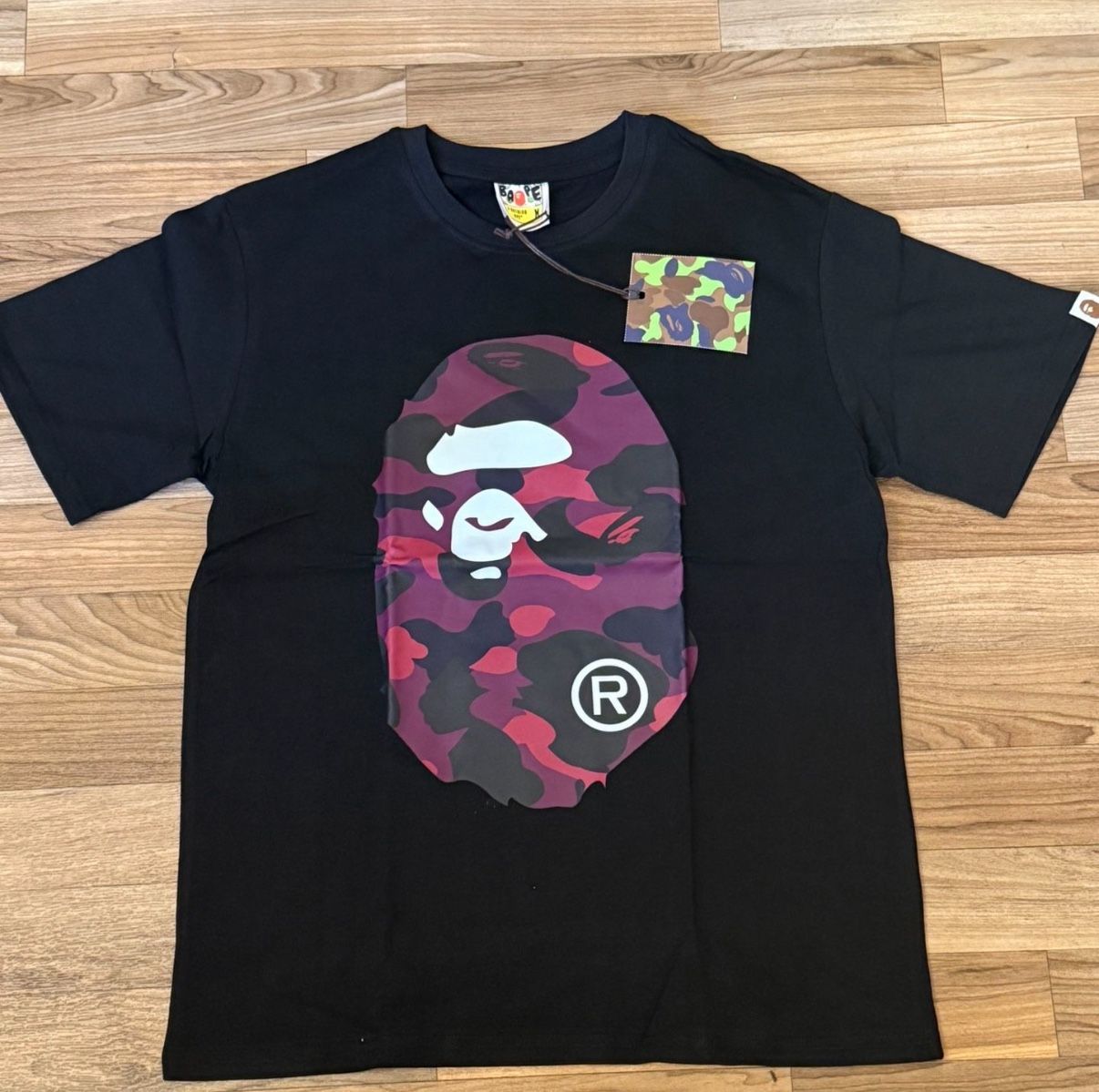 BAPE Purple Tee Size M