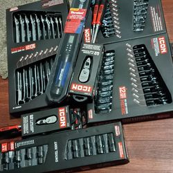 Digital Torque Wrench  Flexhead Metric Ratchets  Double Box Extra Long Ratchet Set  Ball Swivel Metric Impact Socket Set  3 1/4 Locking Flex Ratchets.