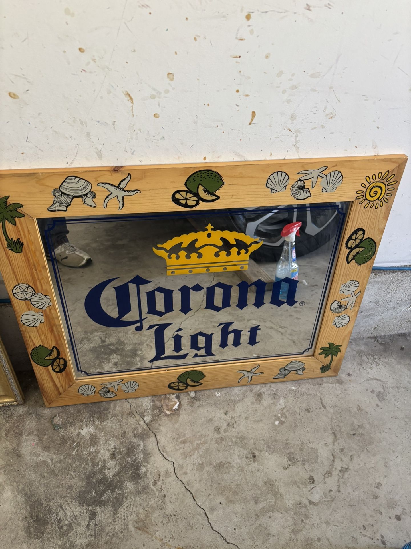 Corona Mirror Sign Rare!