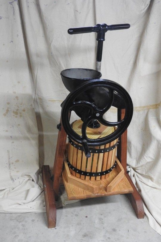 Restored Antique Wine Fruit Crusher/ Press