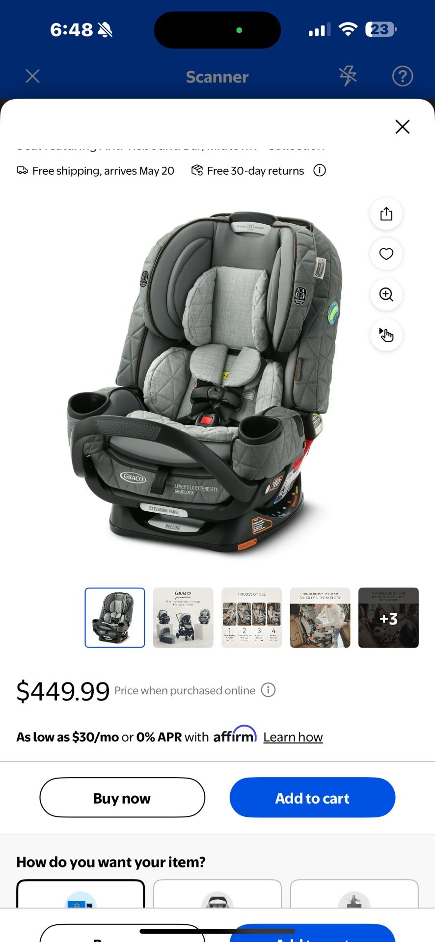 Brand New Graco Car Seat