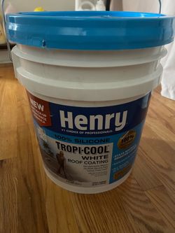 887 Tropi-Cool White 100% Silicone Reflective Roof Coating 4.75 gal.