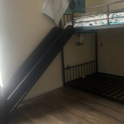 Black Twin Bunk Bed 