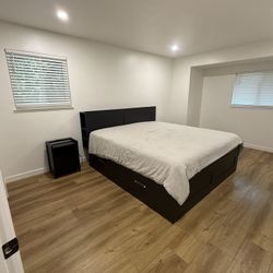 Ikea BRIMNES Bedframe With Mattress