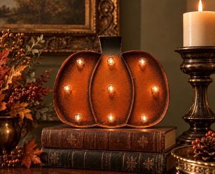 Light up pumpkin