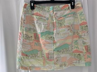 French Riviera Print Skort, size 8