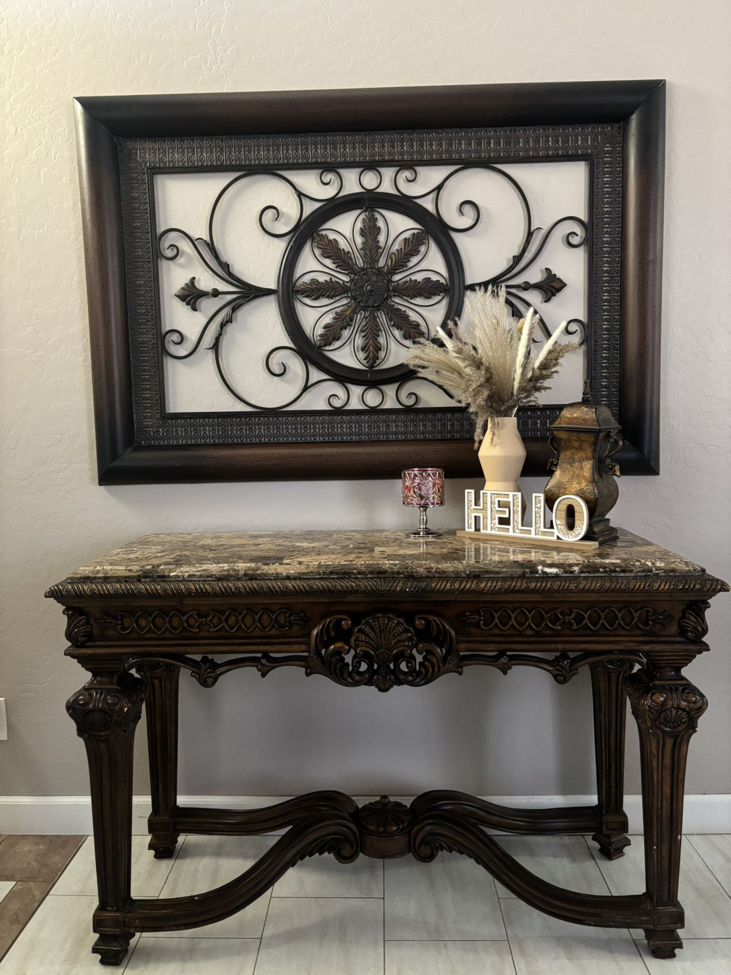 Marble Coffee Table Set